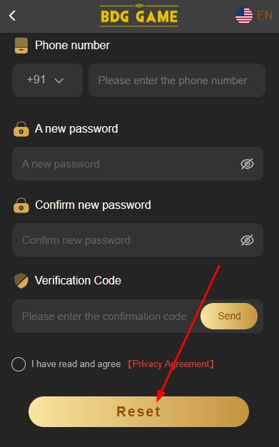 Hit the reset button
